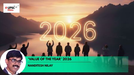 value of the year 2026 ethics upsc