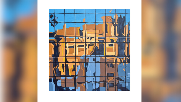 The collection is a melange of styles -- from glass to acrylic, and subjects, from nature to women to the self.  