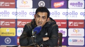 "If we don't go into someone's domain, then they also don't have any right to come into our domain," said Gautam Gambhir. (BCCI Photo)