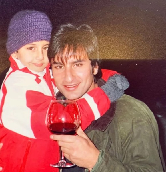 Saif Ali Khan with son Ibrahim Ali Khan