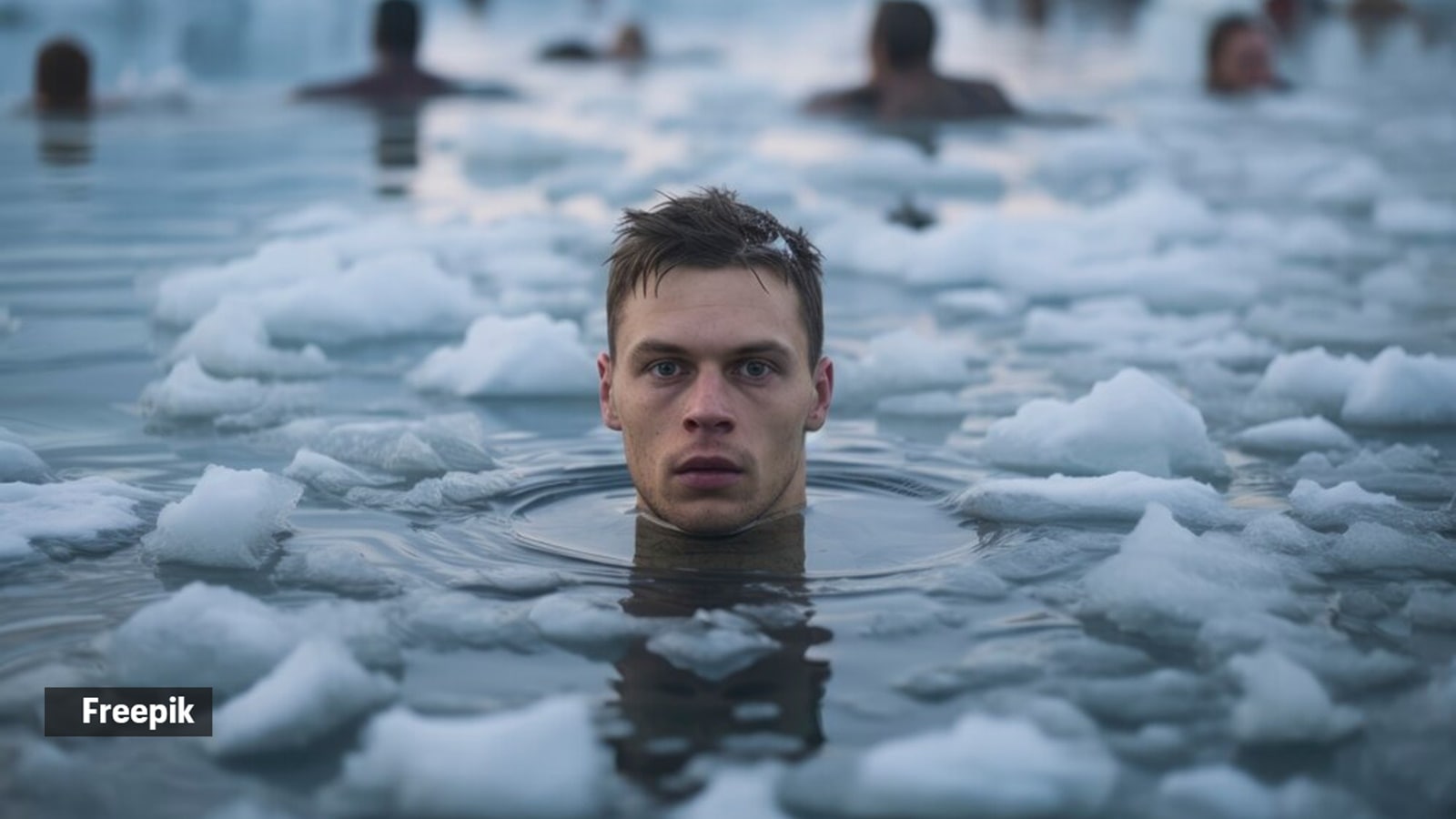 Ed Sheeran takes an ice bath
