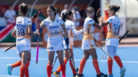 India will have to wait for the rest of the day – or even longer – as the group-stage matches wind down, to see if they can sneak in as one of the two best second-placed teams but it appears unlikely. (Photo Credit: Hockey India)