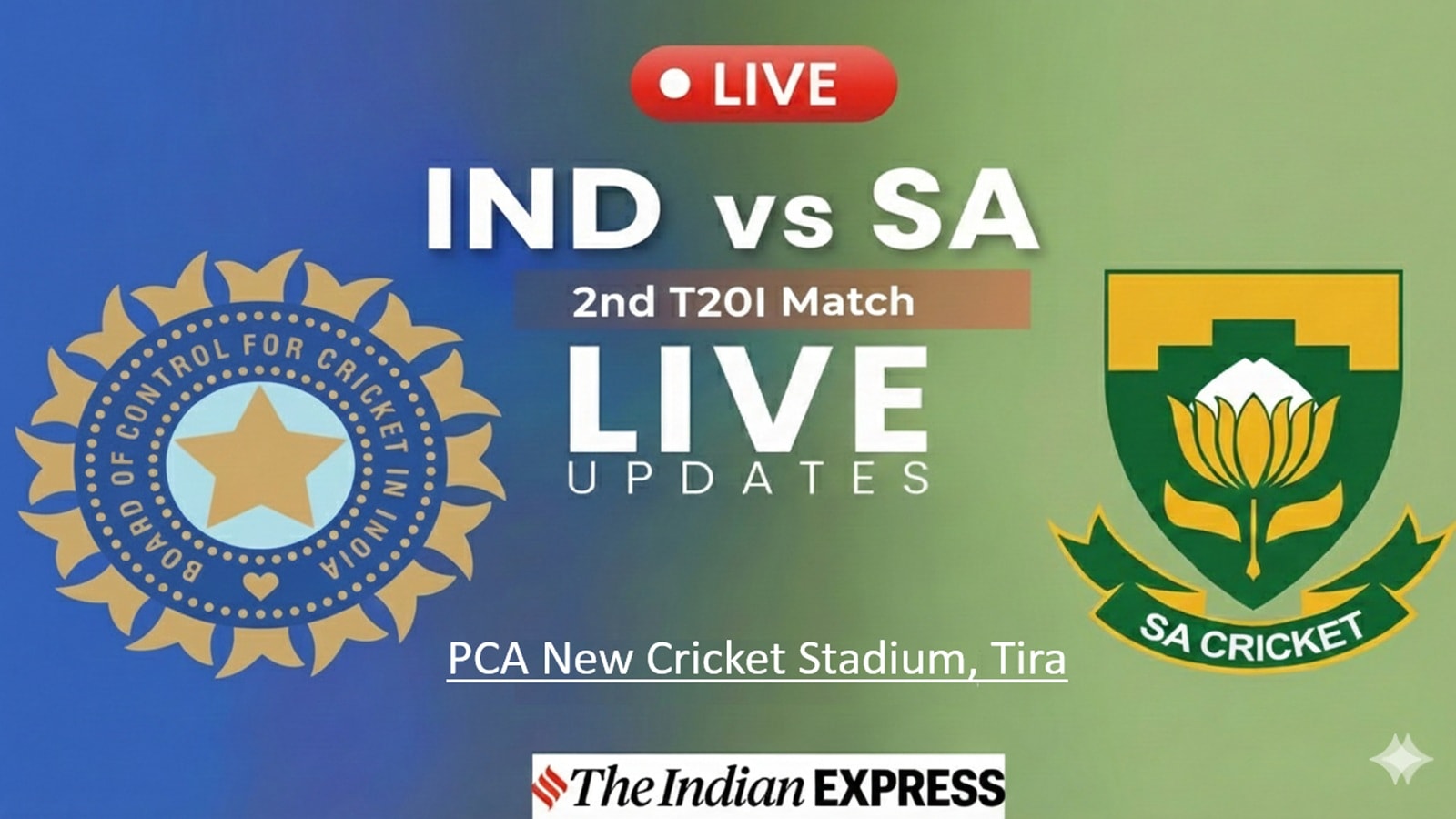 IND vs SA 2nd T20I Live Cricket Score, India vs South Africa Today T20I Match