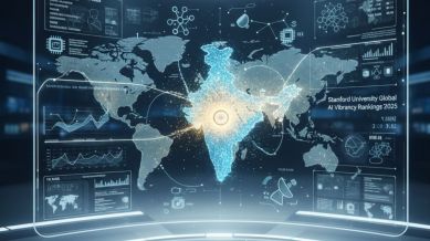 India ranks third in Stanford University's 2025 Global AI Vibrancy tool