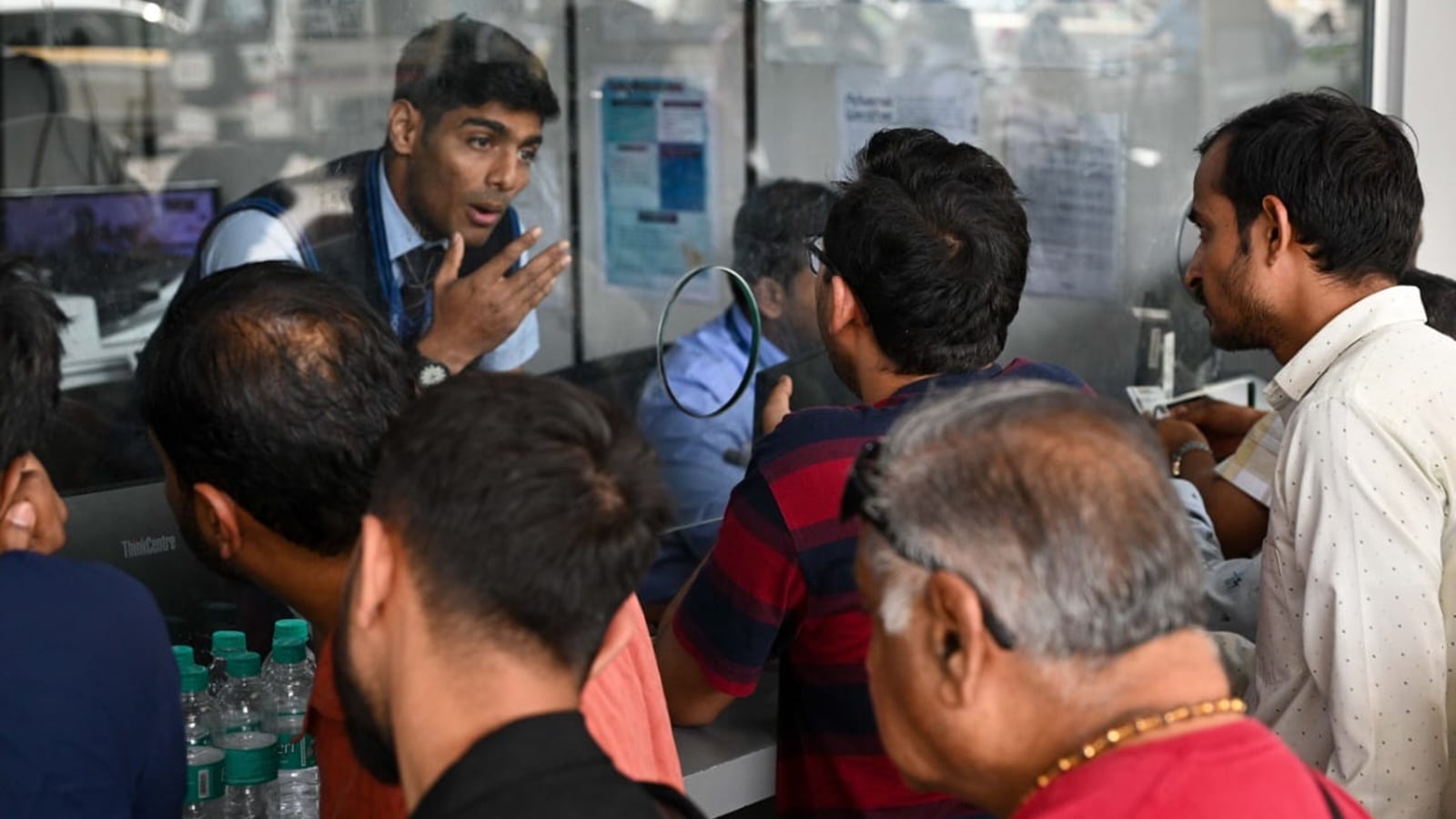 IndiGo cancels 20 flights at Ahmedabad airport today; Railways sets up help desk to assist stranded passengers | Ahmedabad News IndiGo cancels 20 flights at Ahmedabad airport today; Railways sets up help desk to assist stranded passengers | Ahmedabad News