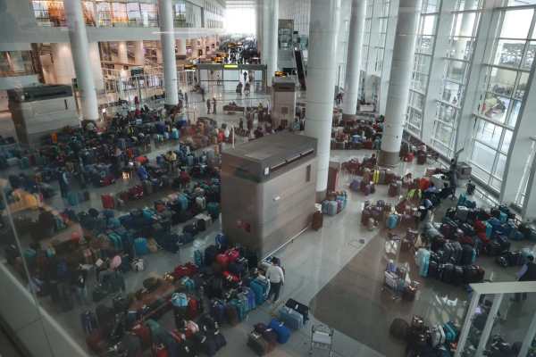 By Tuesday evening, the luggage was cleared from Terminal 1. Asked how many passengers had reached the Lost Property counter during the day, staff denied having the information.