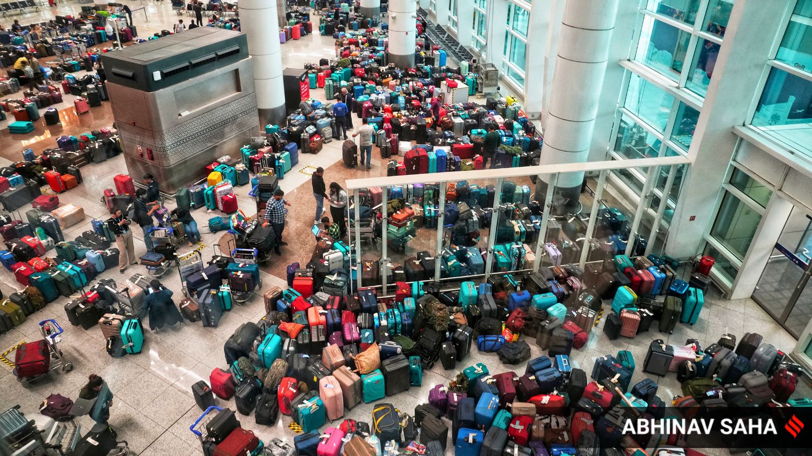 After flight delays and cancellations, IndiGo passengers grapple with another crisis — missing luggage | Delhi News After flight delays and cancellations, IndiGo passengers grapple with another crisis — missing luggage | Delhi News