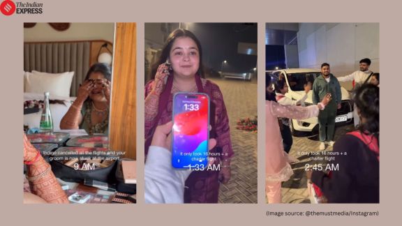 Groom books chartered flight after IndiGo cancellation