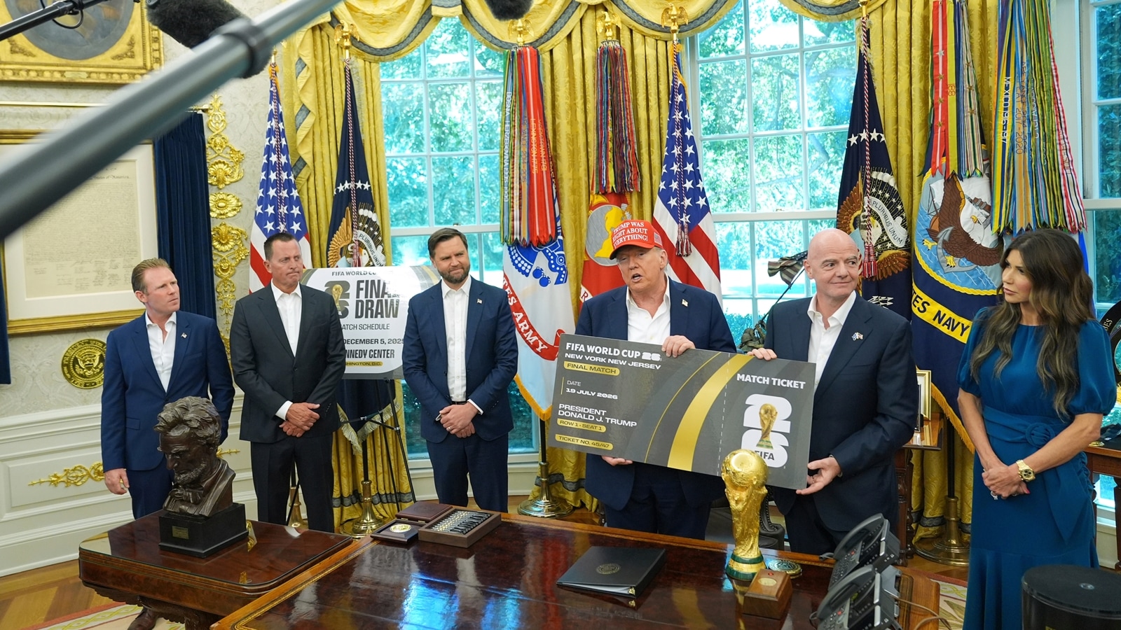 FIFA World Cup draw: As Donald Trump-Gianni Infantino bromance deepens, the US president may finally get a peace prize