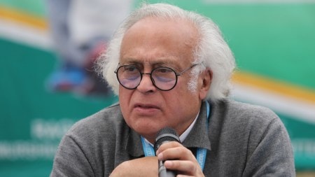 Jairam Ramesh, Congress MP and party general secretary (communication), addressed a press conference and said the Vande Mataram debate during the session was all about the government “defaming Nehru” and “twisting history”.