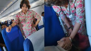 According to Dr Nimbalkar, the airline staff screamed for help after the 34-year-old passenger lost consciousness.