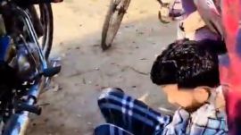 The incident came to light after a man named Ankur Singh posted a video on his Instagram page showing him beating up Bilal Ganie of Kupwara while asking him to chant “Bharat Mata ki jai”.