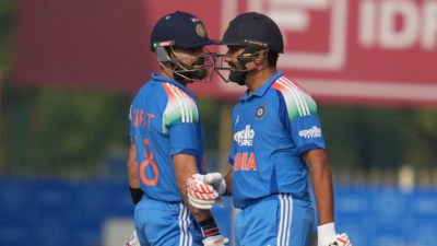 Indian batters Virat Kohli and Rohit Sharma in action. (FILE photo)