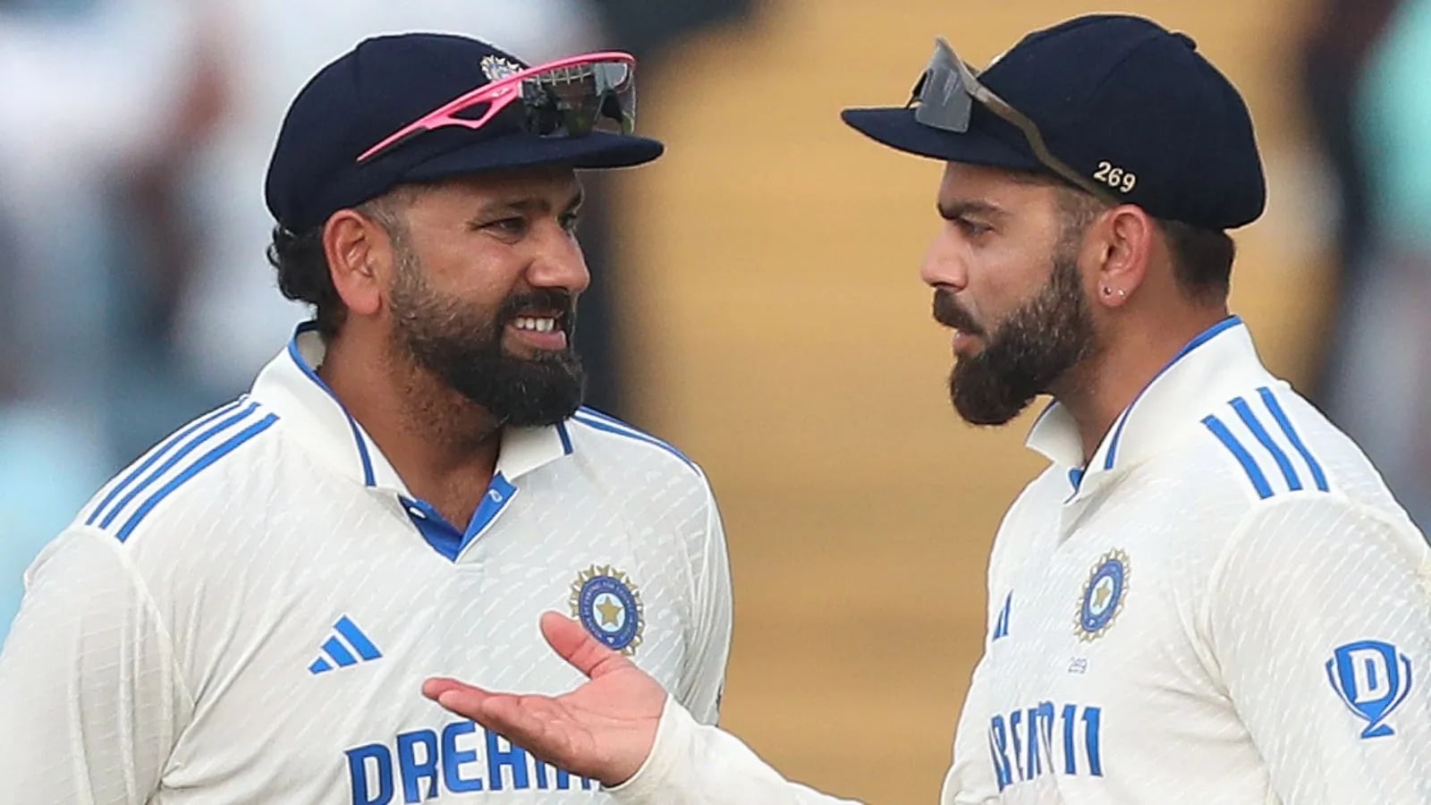 When Virat and Rohit were left out of the Test squad for the England tour, tongues wagged. (File Photo)