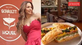 Malaika Arora is a co-owner and partner of the restaurant Scarlett House, in Mumbai