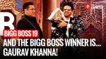 Gaurav Khanna Lifts Bigg Boss 19 Trophy | Bigg Boss 19 Winner | Farhana Bhat | Tanya Mittal