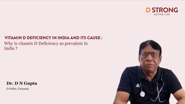 Dr. D N gupta addresses the lack of awareness surrounding Vitamin D deficiency.