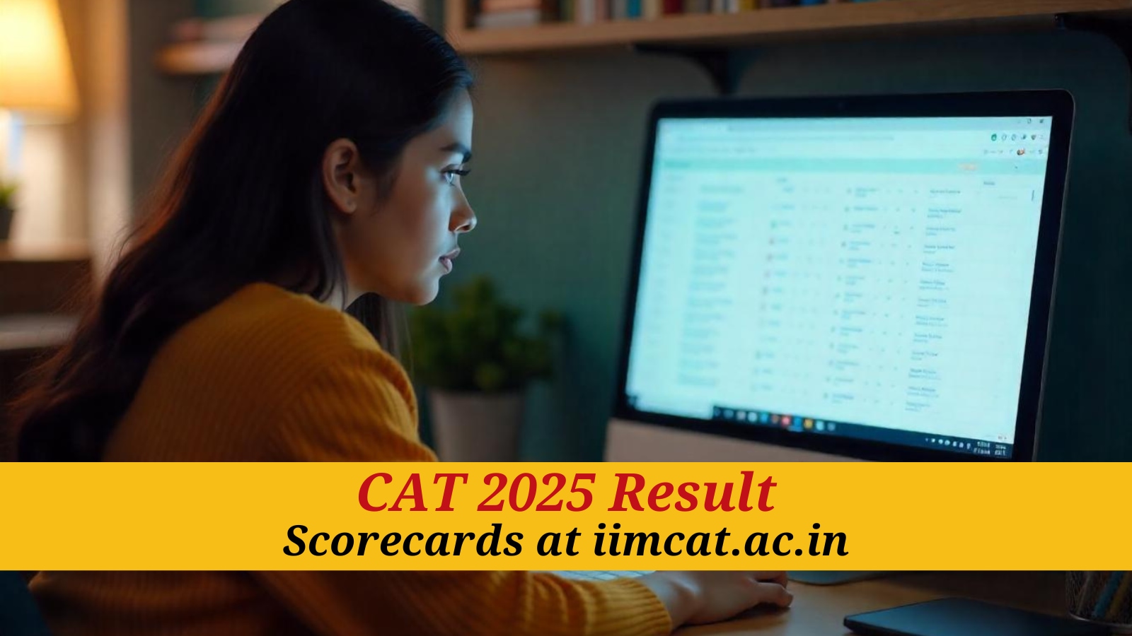 IIM CAT result 2025 today at iimcat.ac.in