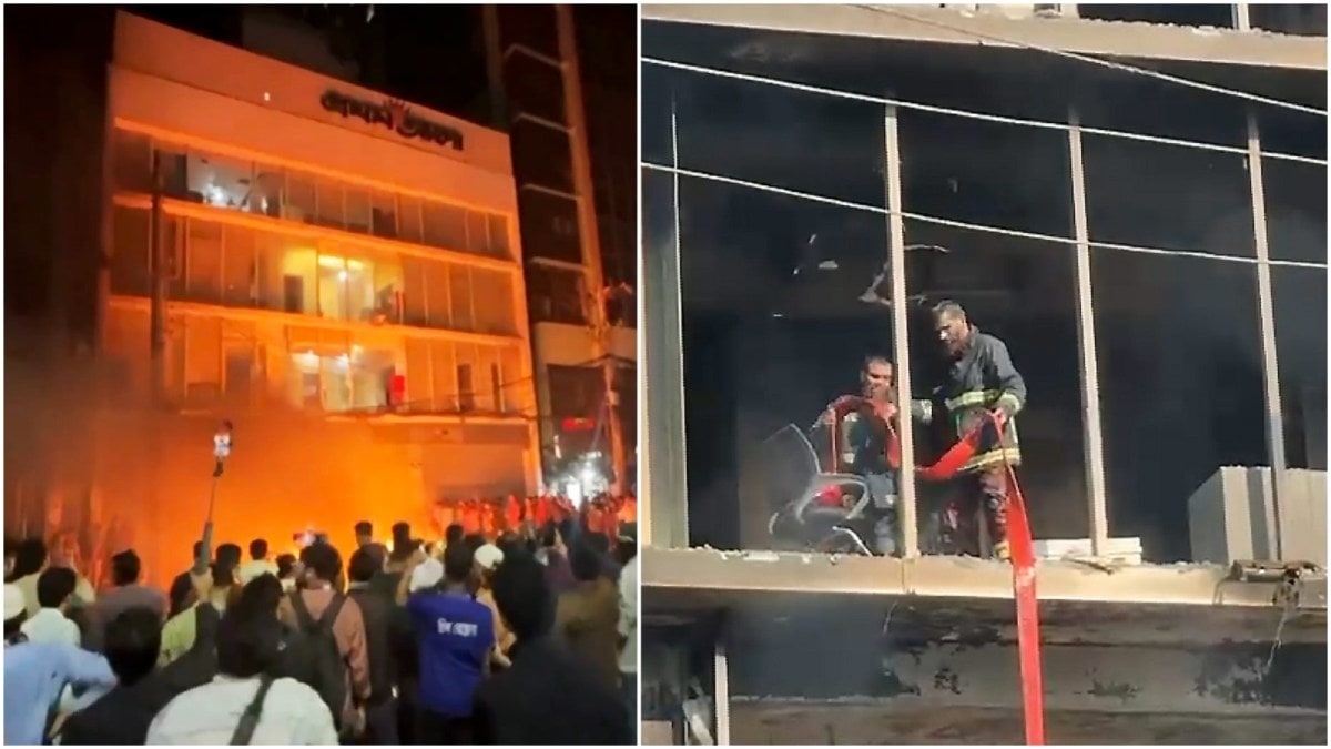 Bangladesh violence: Protesters torch major newspaper Prothom Alo, Daily  Star offices after activist's death | VIDEO | World News - The Indian  Express