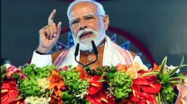 Congress indifference to blame for plight of farmers, Modi says in Assam