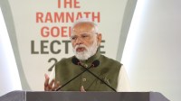 pm modi delivers ramnath goenka memorial lecture