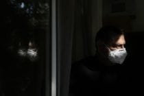 Sandeep Vij, at his residence in Sainik Farms, who is struggling with breathing problems due to pollution, at New Delhi on Thursday, December 12, 2025. Express photo by Abhinav Saha