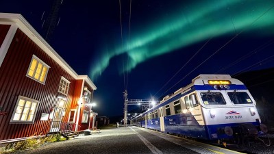 Chase the northern lights on this Nordic train