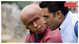 Amitabh Bachchan and Abhishek Bachchan in Paa.