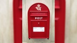 denmark letters post box