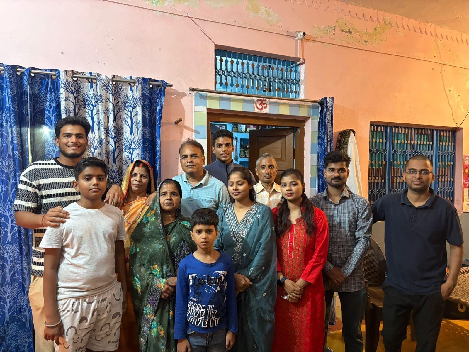 Prashant Veer with his family (Image via special arrangement)