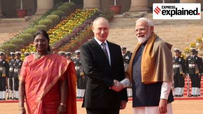 India Russia logistics agreement, India Russia Relation, India Russia ties, Vladimir Putin, Narendra Modi, Reciprocal Exchange of Logistics Support, RELOS, Indian express news, current affairs