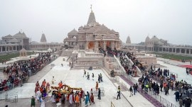 Ram Mandir Pran Pratistha Dwadashi, Ayodhya Ram Mandir, ram mandir ayodhya, Ram Mandir, Yogi Adityanath, Rajnath Singh, Lucknow news, Uttar pradesh news, Indian express, Current affairs