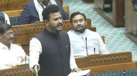 Union Civil Aviation Minister Rammohan Naidu discusses price capping in the Lok Sabha.