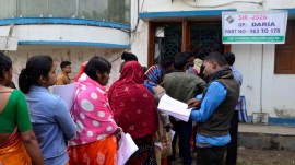 Bengal voters, Bengal voters queue up to remain on rolls, Bengal electoral rolls, South 24 Parganas, SIR of electoral roll, nationwide SIR, Special Intensive Revision (SIR), Assembly elections, Assembly polls, nationwide Special Intensive Revision of electoral rolls, nationwide SIR of of electoral rolls, Special Intensive Revision of electoral rolls, SIR of of electoral rolls, Election Commission, Election Commission of India, Indian express news, current affairs