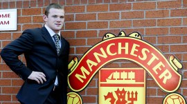 Rooney played for United from 2004 to 2017, winning five Premier League titles and the Champions League in 2008. (Reuters)