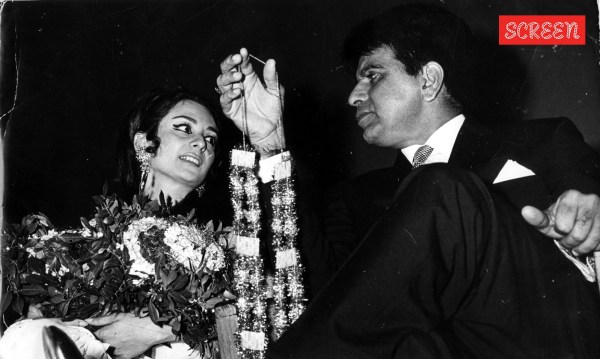 Saira Banu with Dilip Kumar