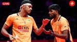 Satwik-Chirag vs Liang-Wang Live Score, Men's Doubles BWF World Tour Finals 2025 Semifinal LIVE Score Online: Satwiksairaj Rankireddy and Chirag Shetty face China's Liang Weikeng and Wang Chang in the semis. (Badminton Photo)