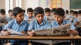In addition to newspaper reading, schools are encouraged to engage students in various activities such as publishing their own school newspapers or magazines