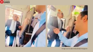 Indian billionaire takes a bus in Dubai