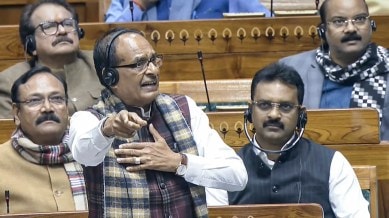 Shivraj singh chouhan speaking during parliament session