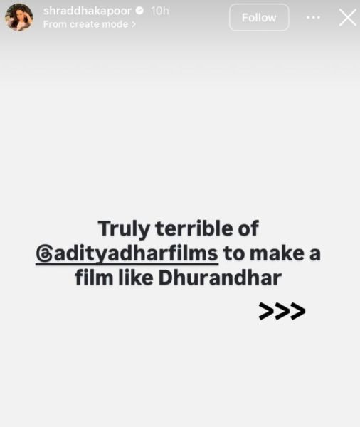 Dhurandhar is a gangster saga.