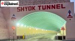 A view of newly inaugurated Shyok Tunnel (12,523 ft), in Leh on Sunday.