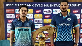 SMAT 2025-26: Jharkahand and Haryana are vying for their first title in Pune.(BCCI)
