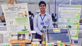 Building on the same concept, the young innovator has also developed “Self-Growing Seed Pee-Bags,” a unique method that enables plants especially along roadsides to grow independently for long periods without the need for additional fertilizer or regular watering.