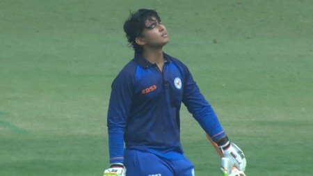 Suryavanshi ended being pushed down to fourth on the list of fastest men's List A centuries by Indians even before Bihar's innings ended. (JioHotstar screenshot)