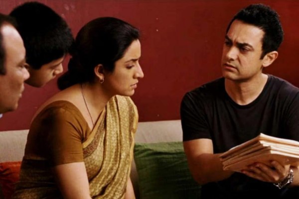 Tisca Chopra and Aamir Khan in Taare Zameen Par.