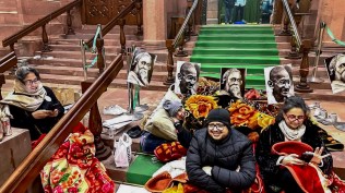 G RAM G Bill, TMC Parliament protest against G RAM G Bill, TMC MPs Parliament sleepover against G RAM G Bill, TMC Parliament sleepover against G RAM G Bill, TMC protest against G RAM G Bill, Indian express news, current affairs