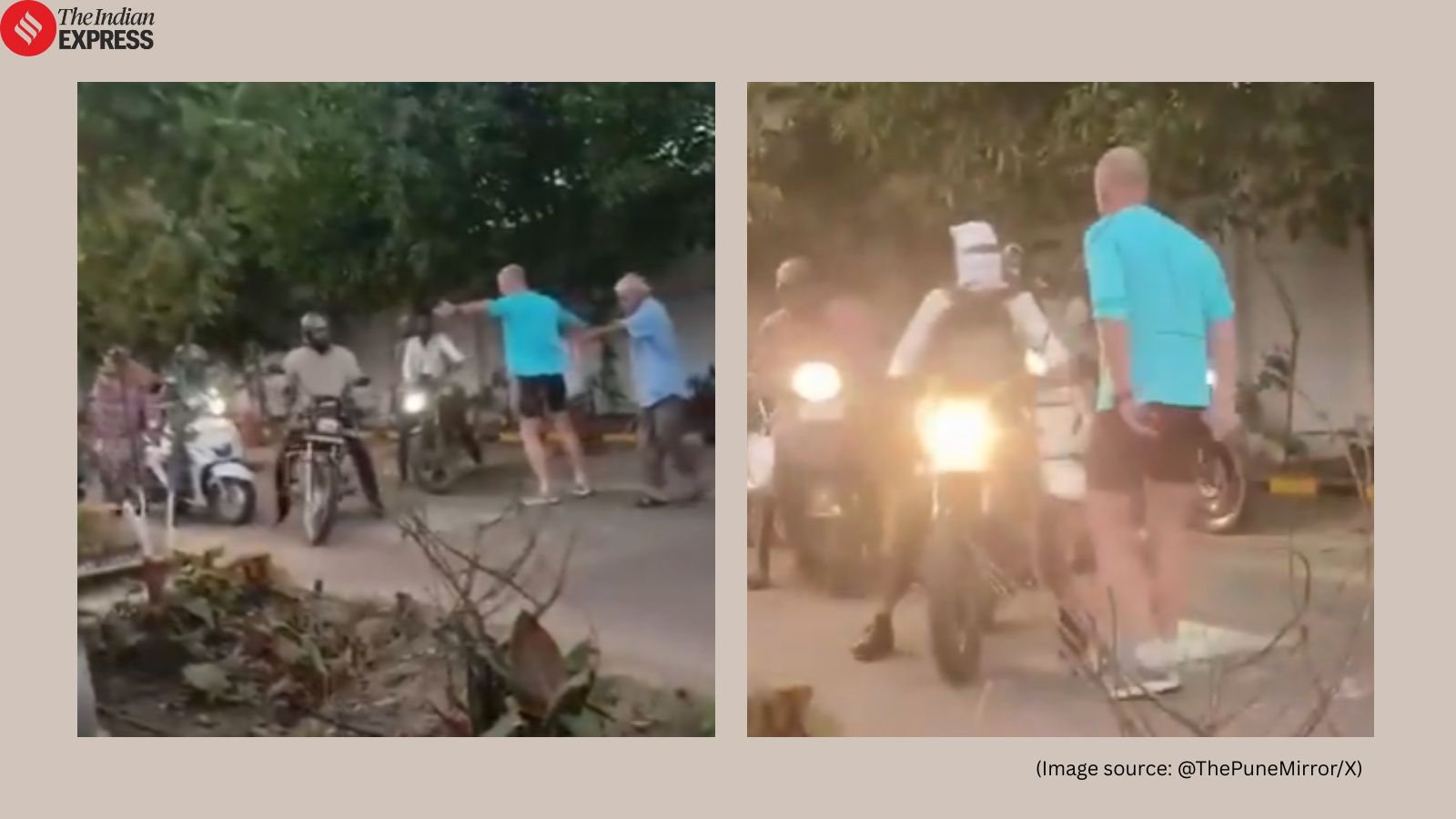‘Indians have the worst civic sense’: Foreigner stops people from riding on Pune footpath; video goes viral
