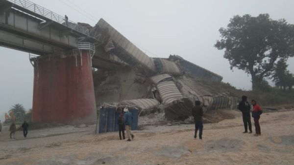 Goods train derails in Asansol Division (Express Photo)