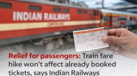 Rail fare hike: Revised fares not applicable on old tickets, says railways. (Image generated using AI)